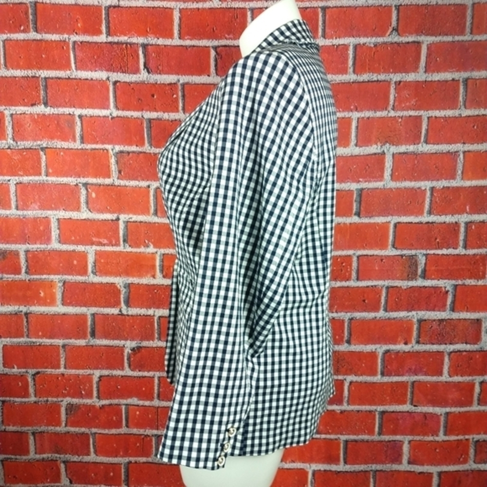 Rafaella Gingham Blazer - Picture 4 of 11